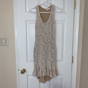 Lace Sleeveless Mermaid Dress